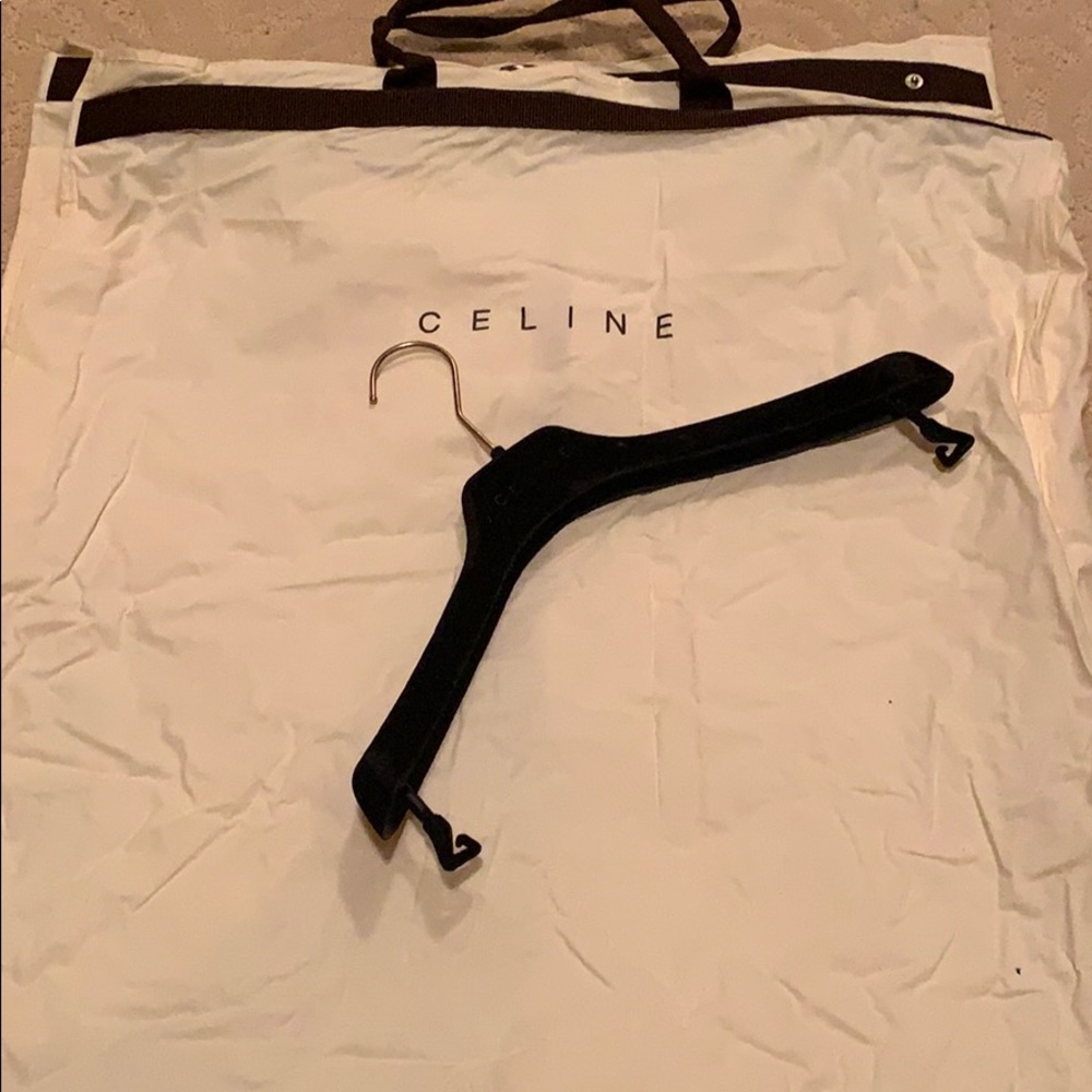 Celine garment bag/hangar